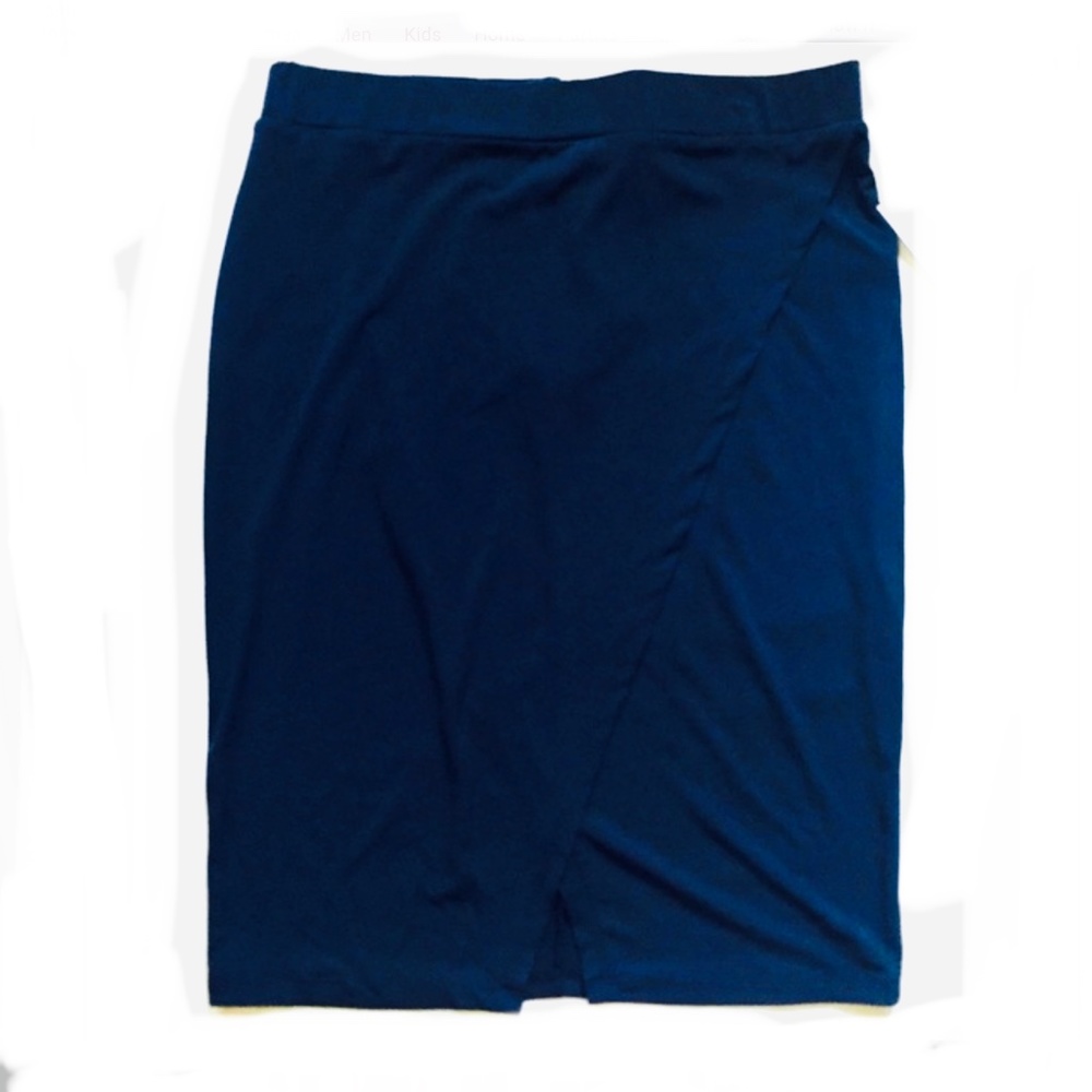 Michael Michael Kors Wrap Navy Pencil Skirt